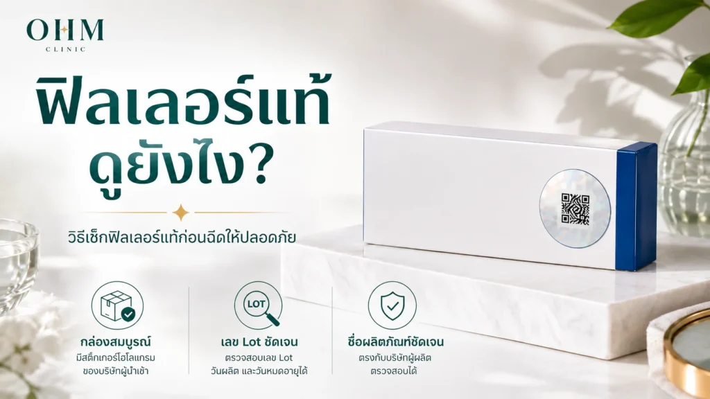ฟิลเลอร์แท้ ดูยังไง