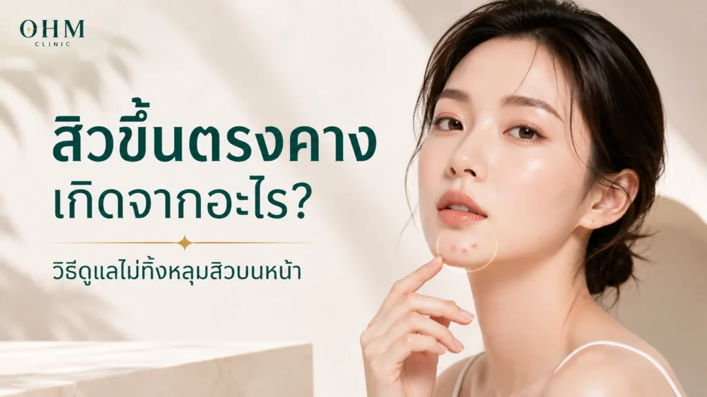 สิวขึ้นตรงคางเกิดจากอะไร